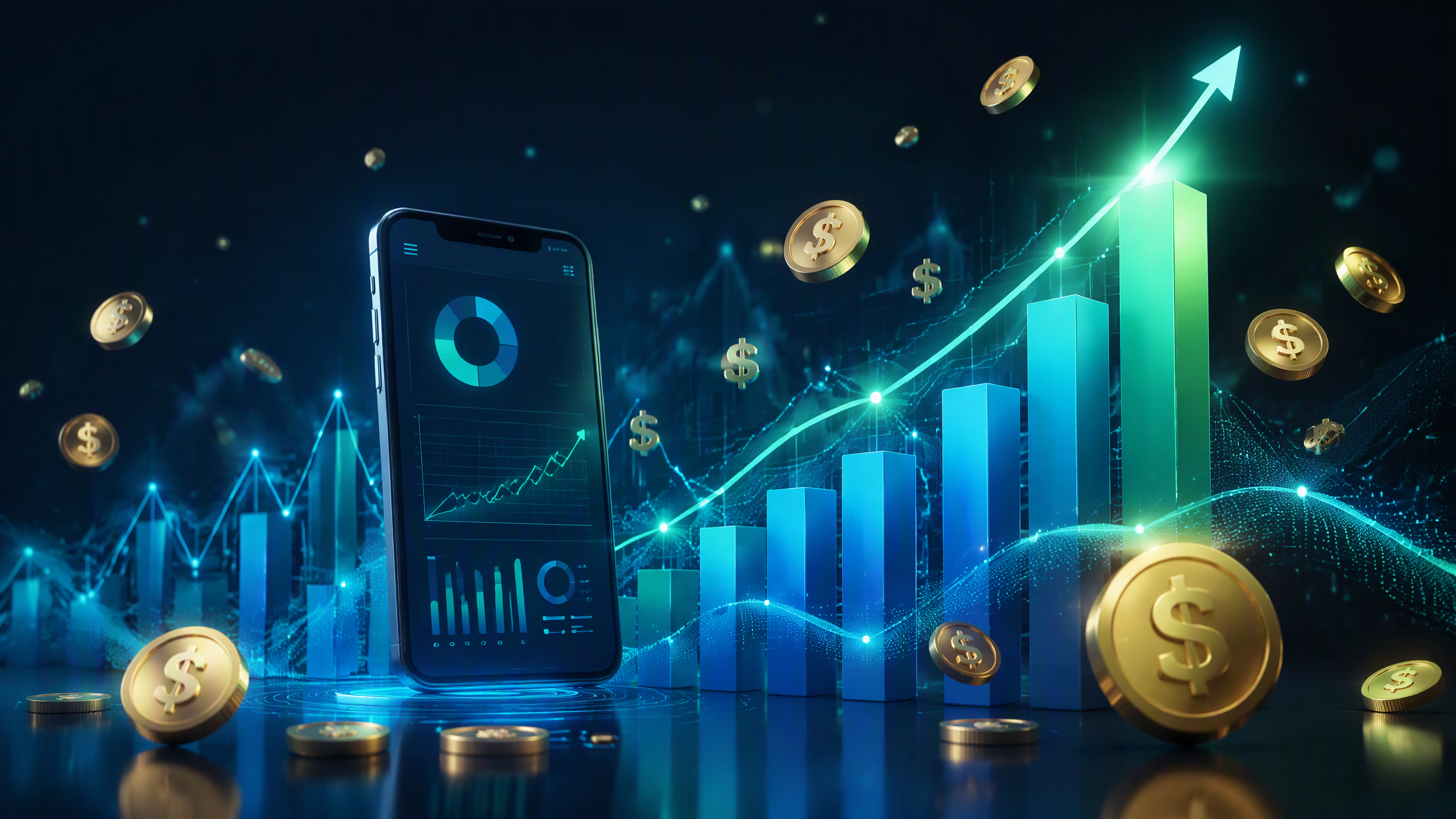 Revenue growth data visualization