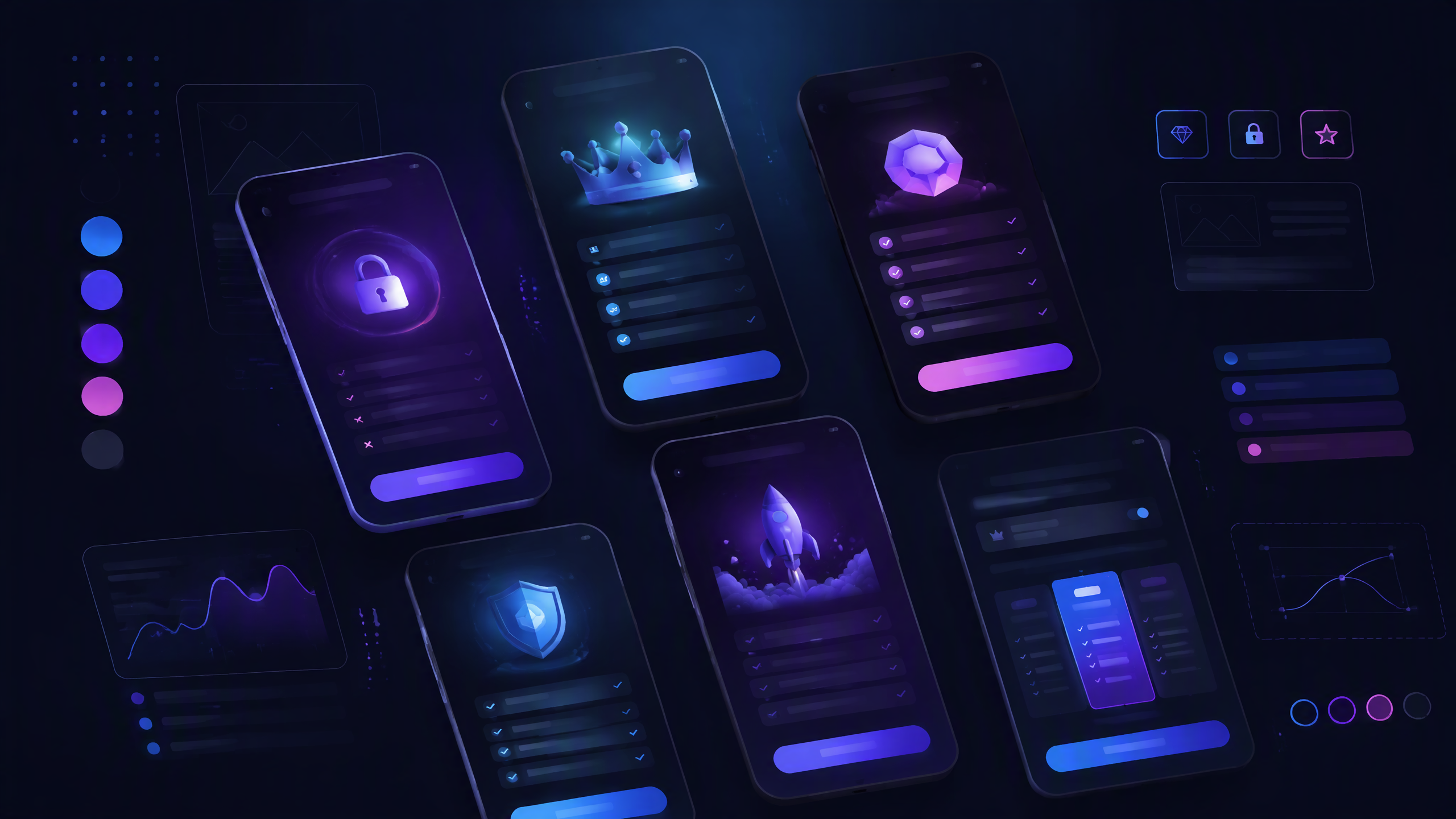 Mobile paywall UI designs