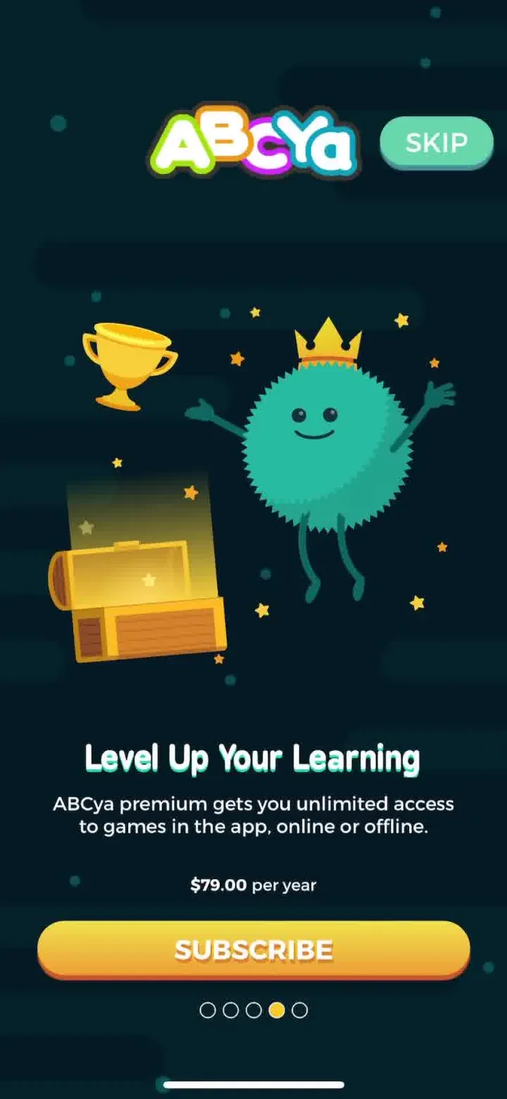 ABCya Games: Kids Learning App paywall screenshot