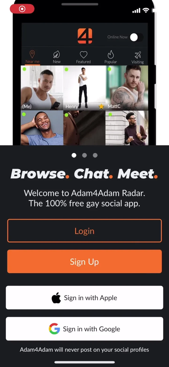 Adam4Adam Gay Dating Chat A4A screenshot 3