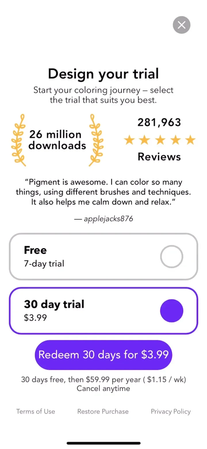 Adult Coloring Book - Pigment screenshot 3
