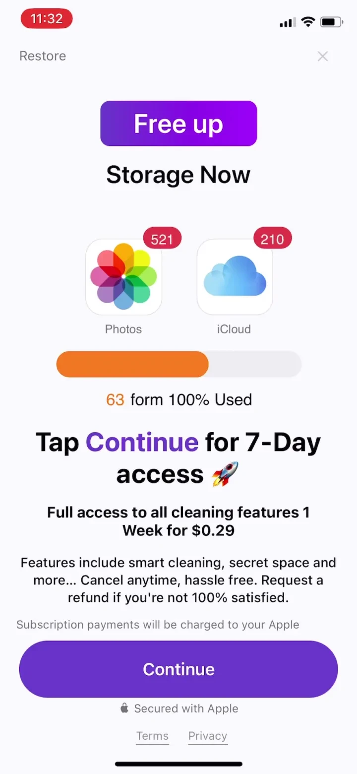 AI Defender - Phone Cleaner paywall screenshot