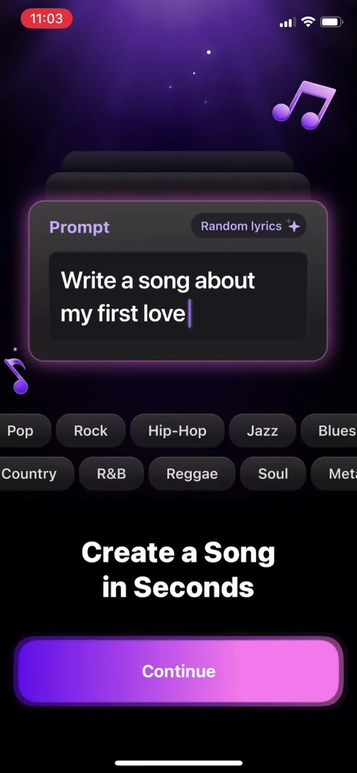 AI Song Music Generator: Muzio screenshot 4