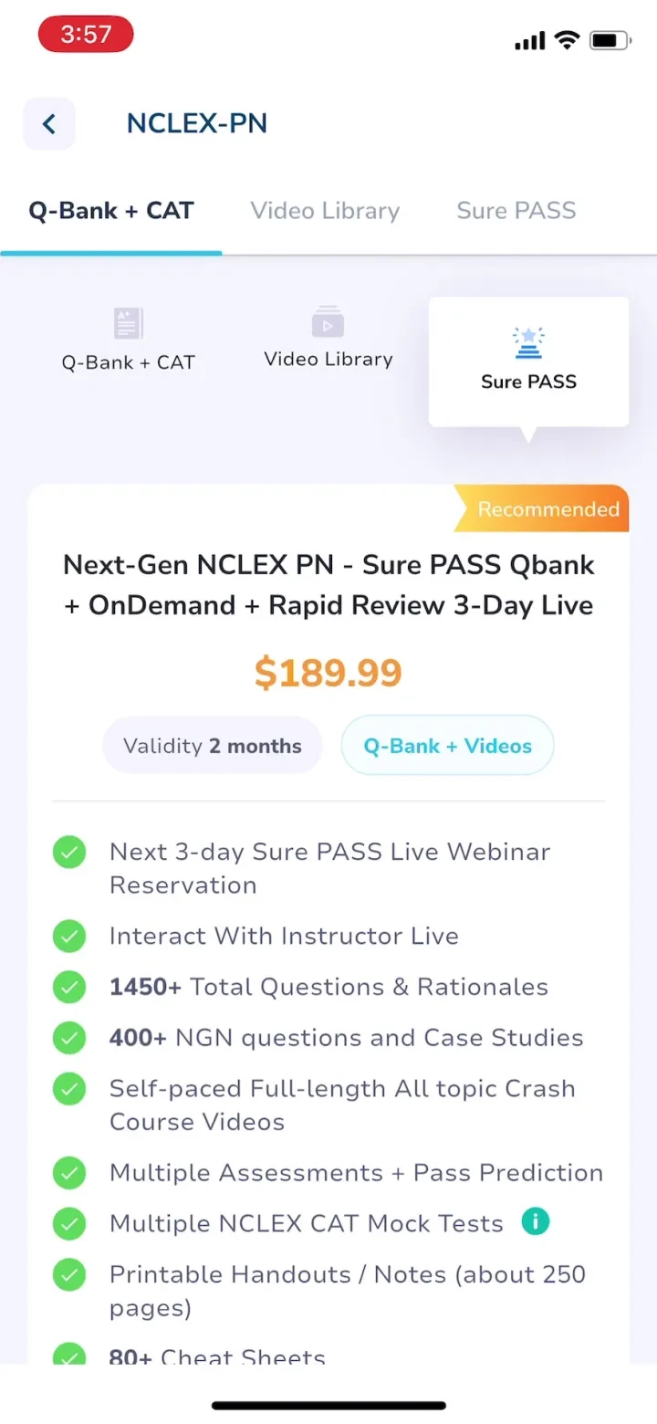 Archer Review NCLEX screenshot 3
