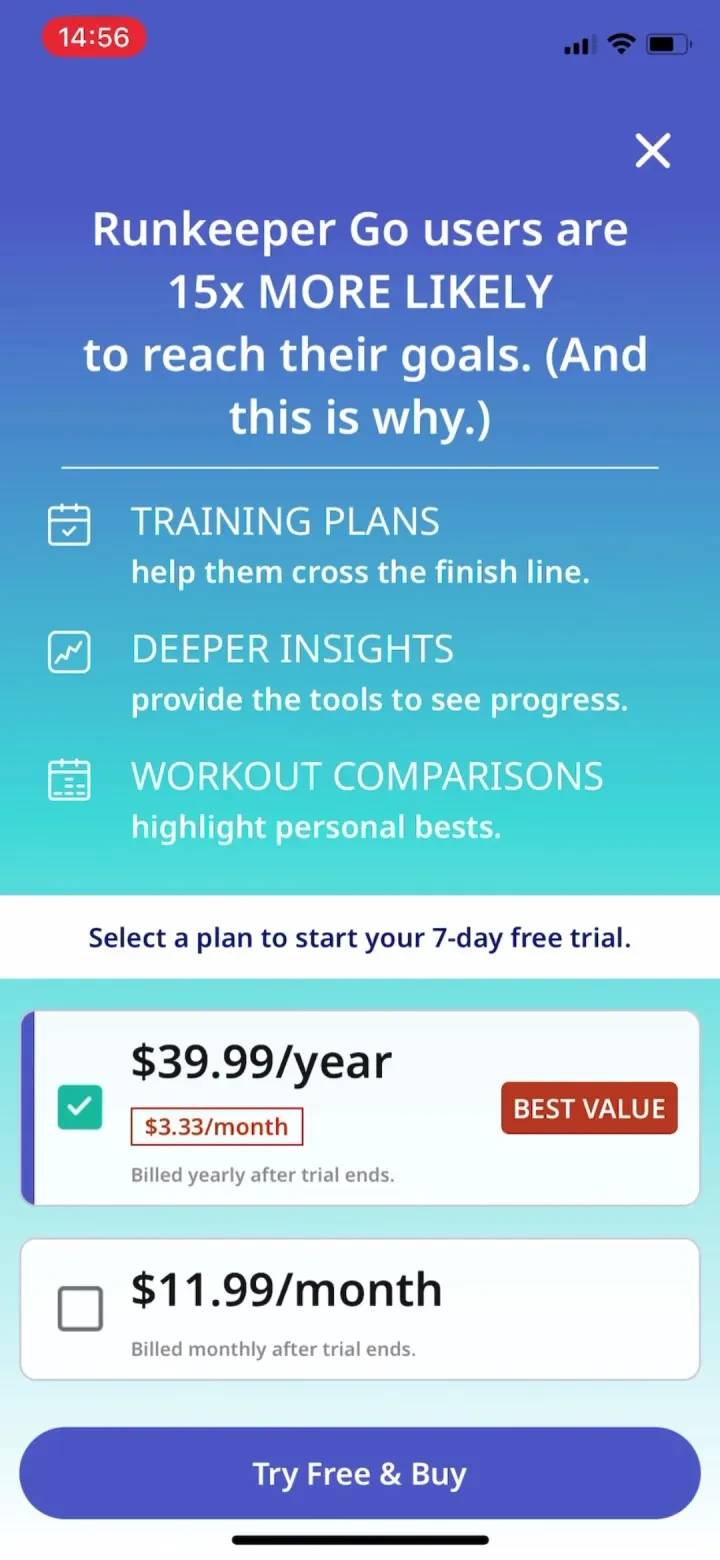 ASICS Runkeeper—Run Tracker screenshot 3