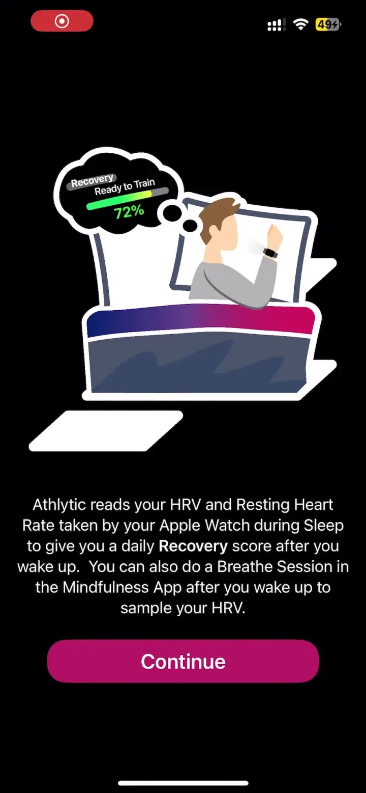 Athlytic: Fitness &amp; Recovery screenshot 4