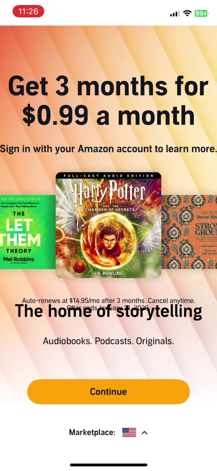 Audible: Audiobooks &amp; Podcasts screenshot 4