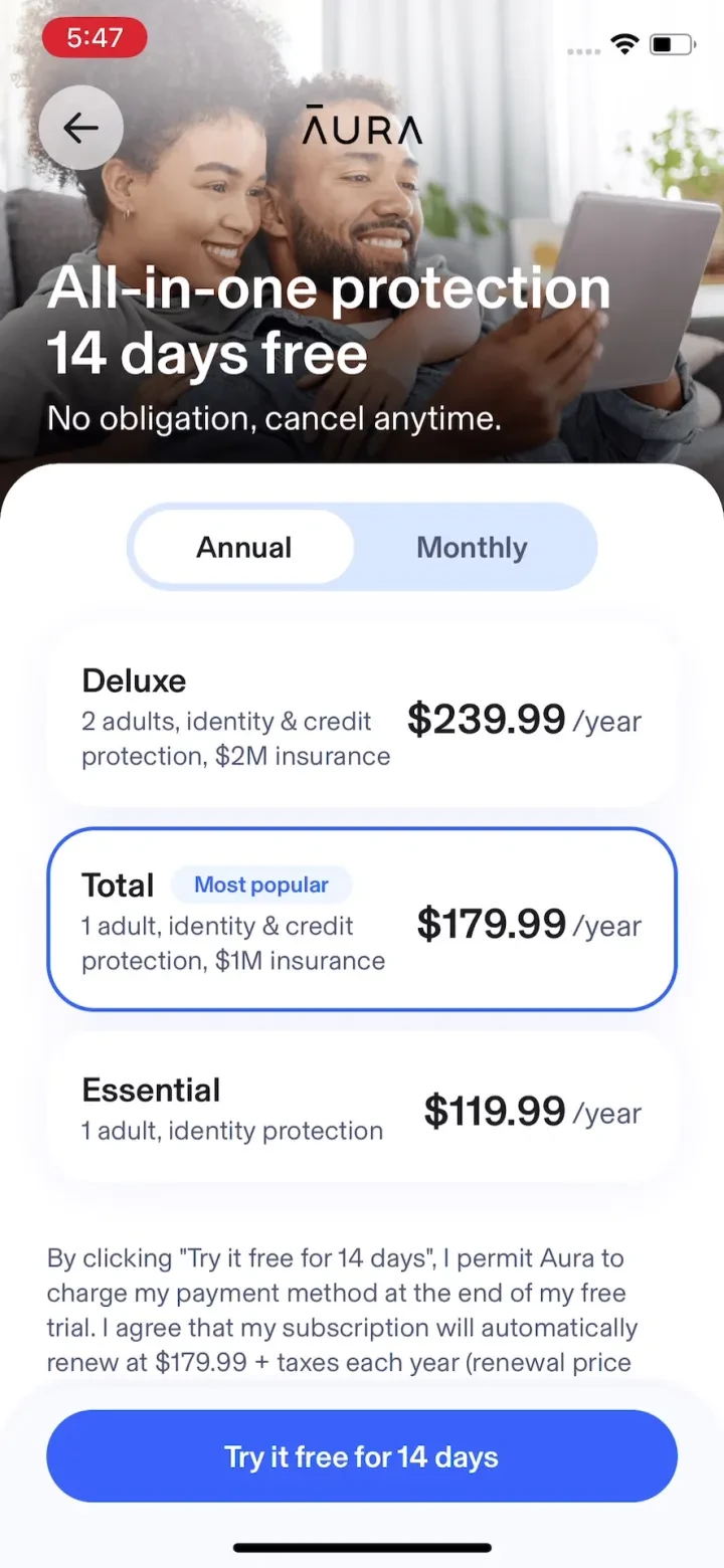 Aura: Security &amp; Protection screenshot 3
