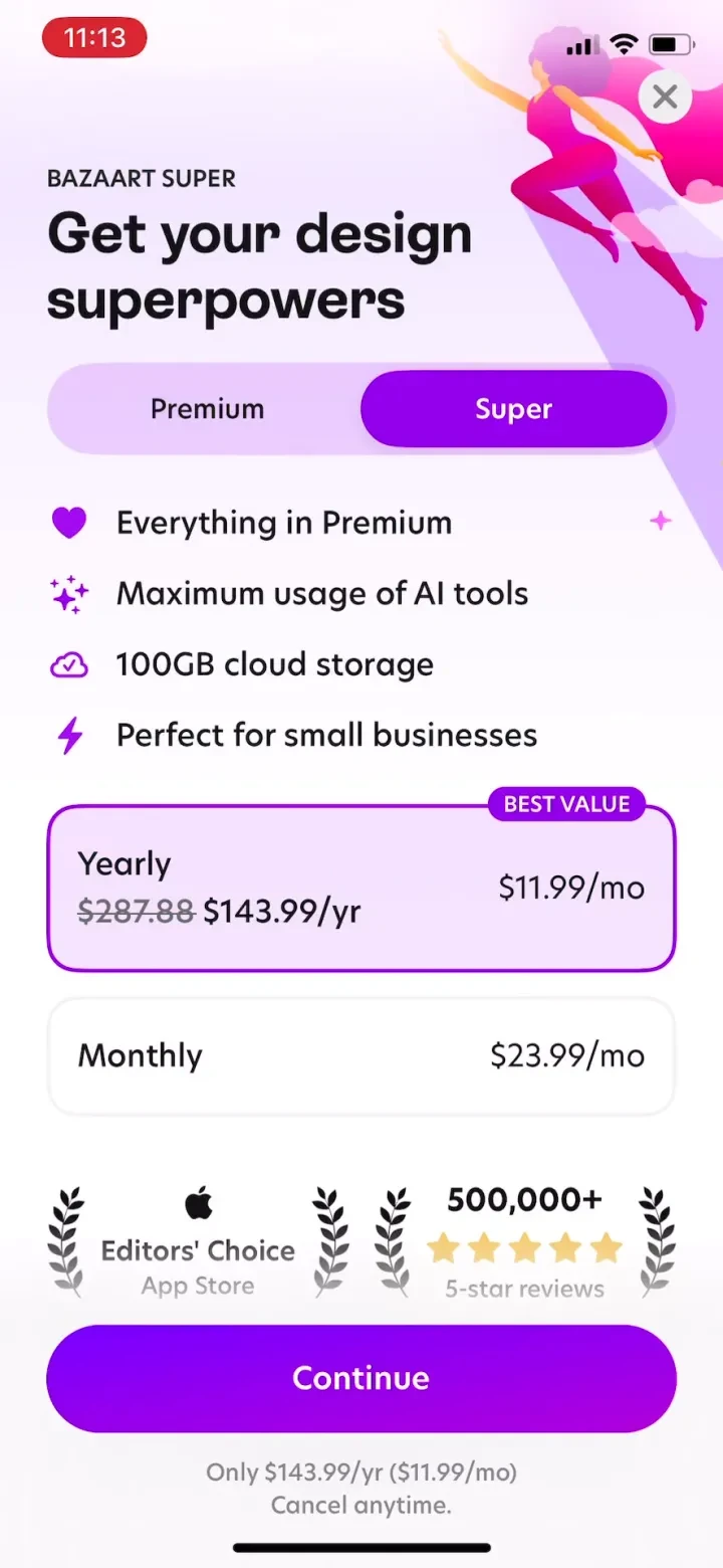 Bazaart AI Photo Editor Design screenshot 4