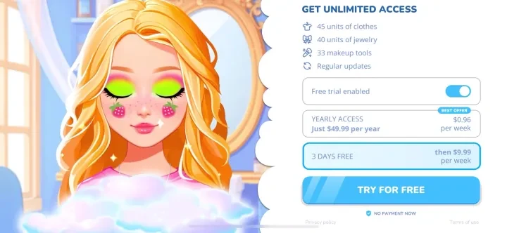 Beauty Salon Games for Girls screenshot 3
