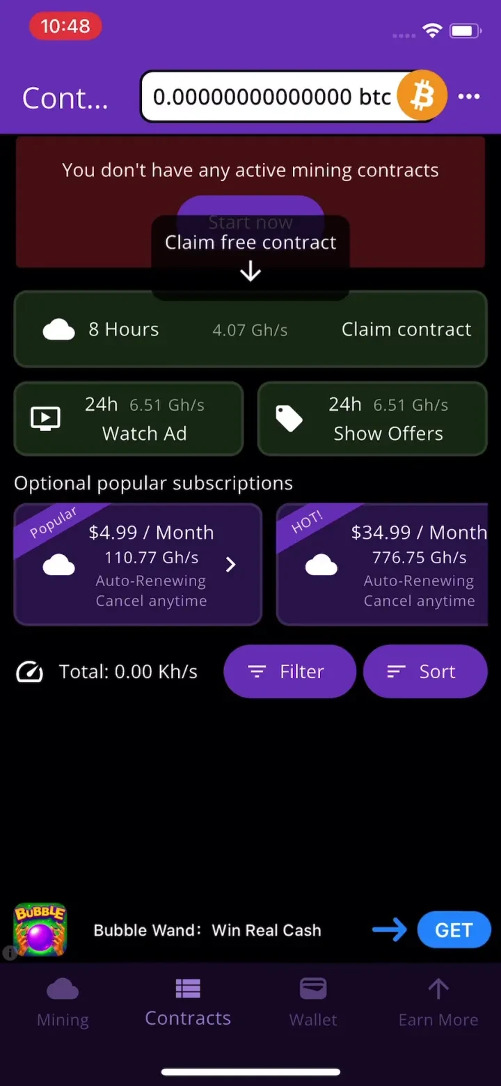Bitcoin Mining: Crypto Miner screenshot 4