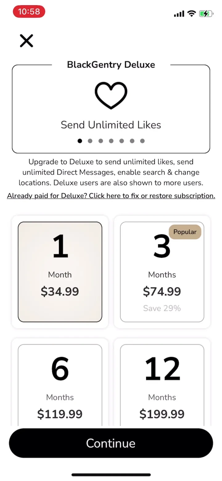 BlackGentry: Black Dating App screenshot 3