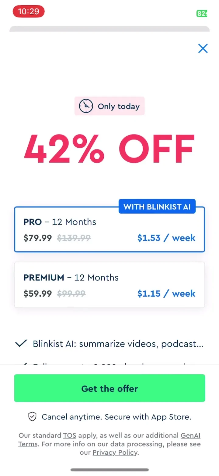 Blinkist: Book Summaries Daily screenshot 4