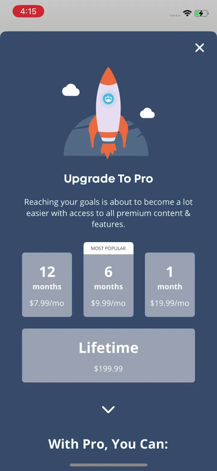 Brainscape - Study Flashcards paywall screenshot