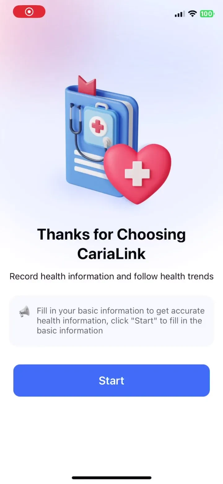 CardiaLink-Heart rate&amp;Health screenshot 3