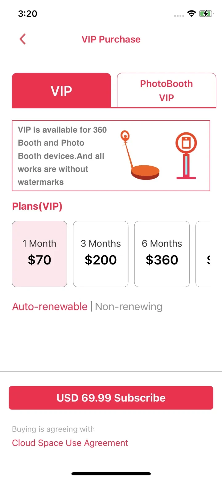 ChackTok - Photo Booth Event paywall screenshot