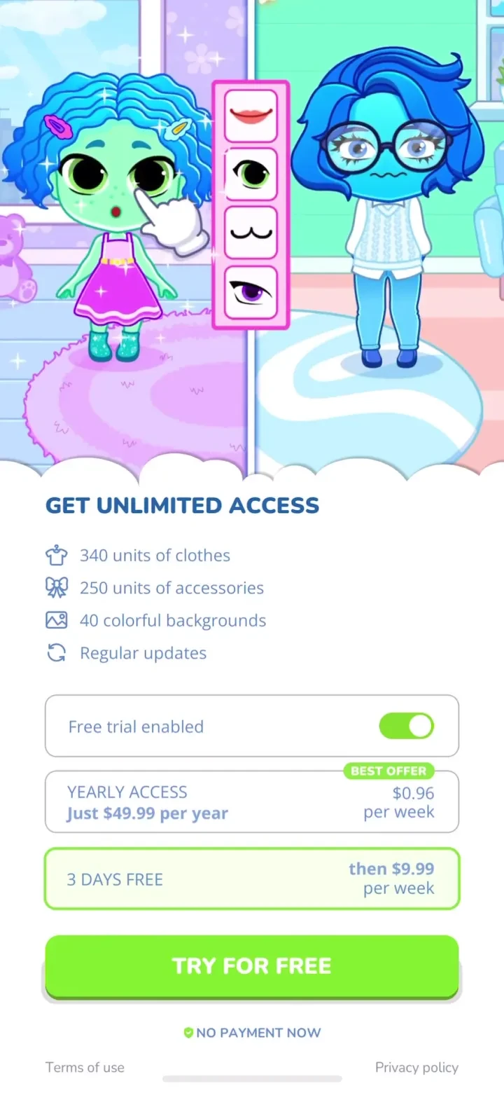 Chibi Dolls - Games for Girls screenshot 4