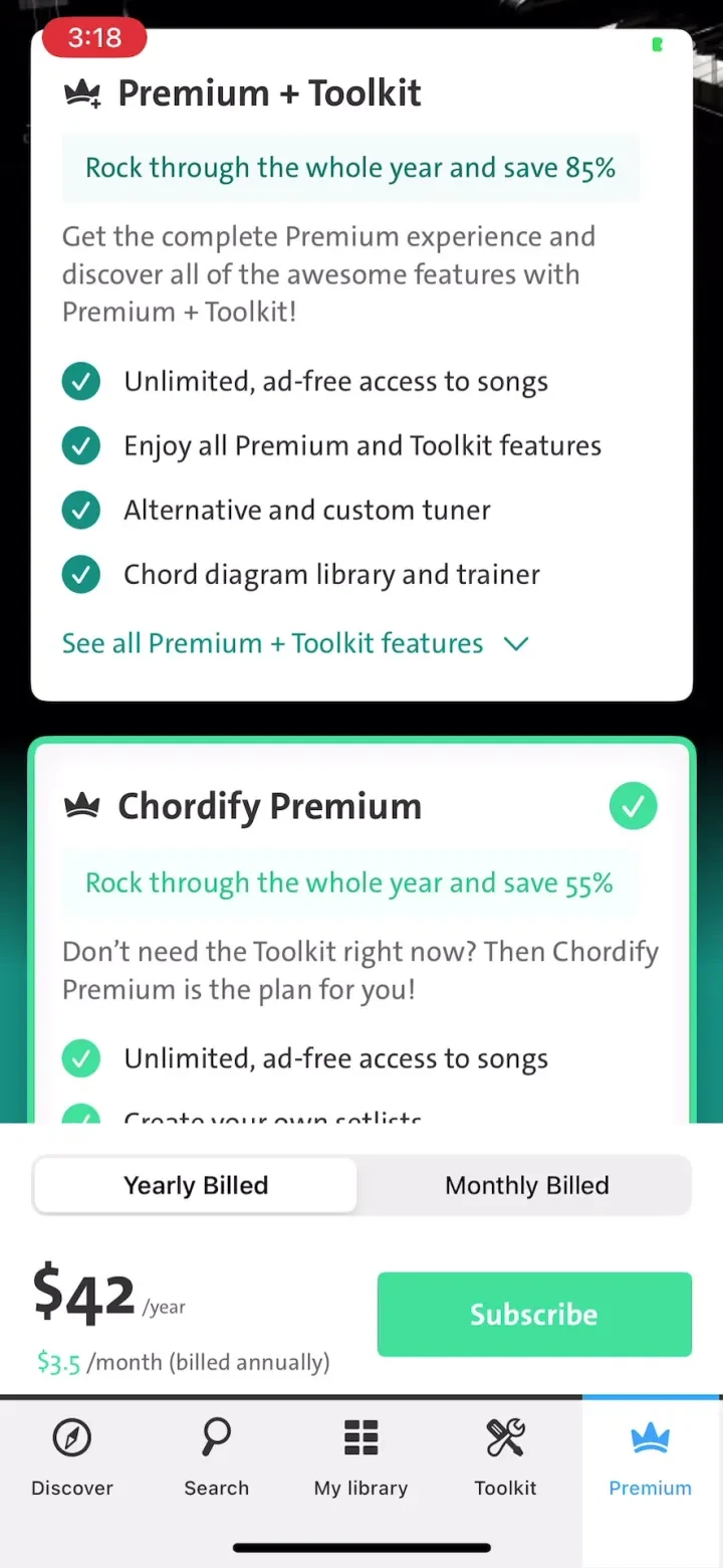 Chordify: Songs, Chords, Tuner screenshot 4