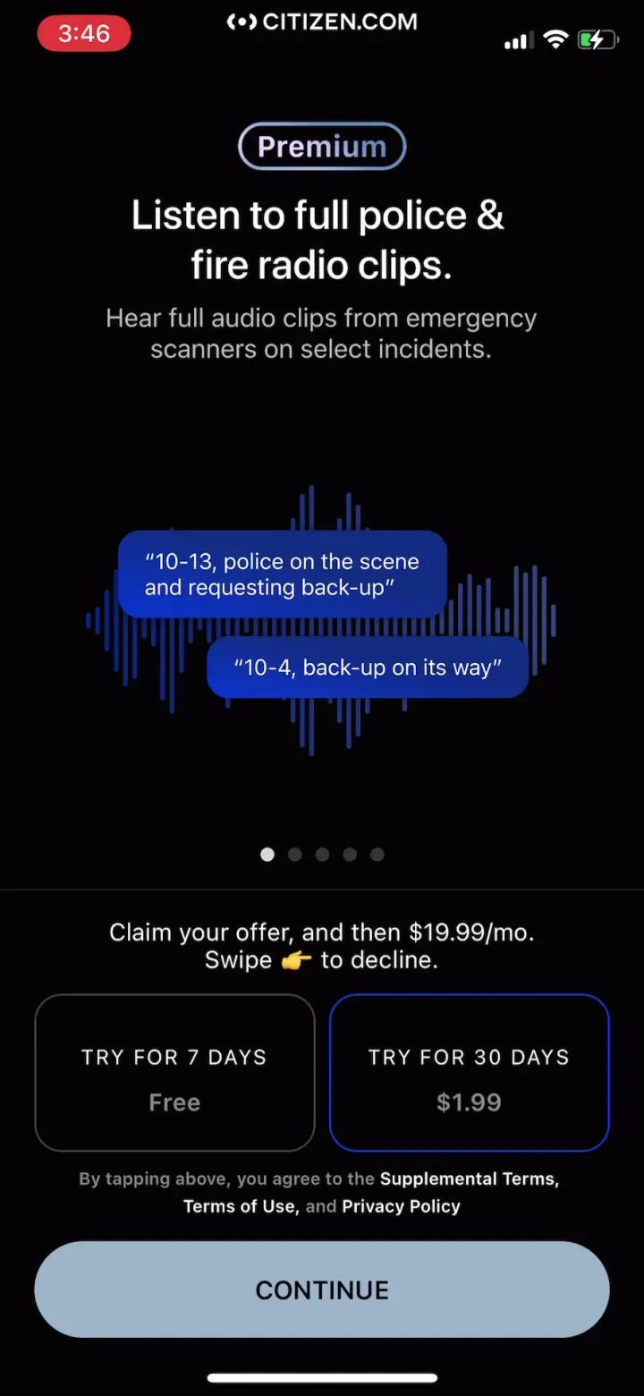 Citizen: Safety &amp; Live Video screenshot 3