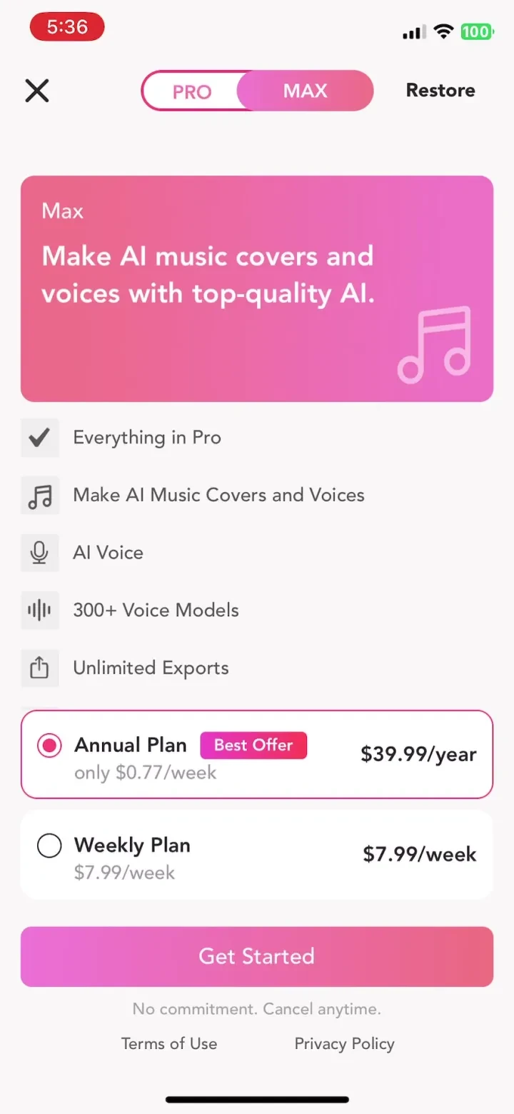 ClipTone: Ringtone &amp; AI Cover screenshot 3