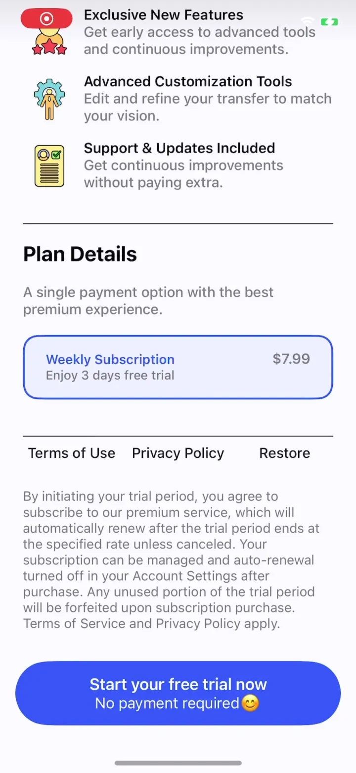 Copy My Data - Smart Transfer paywall screenshot