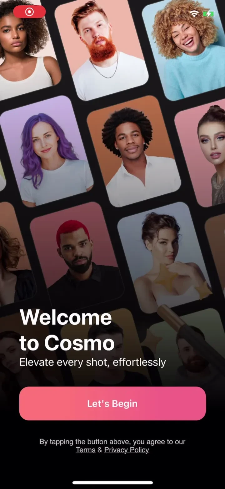 Cosmo: AI Editor, Hair Filters screenshot 4