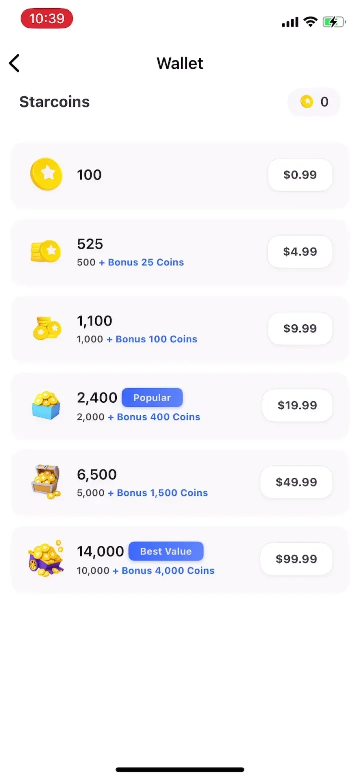 Coverstar - Positive Social paywall screenshot