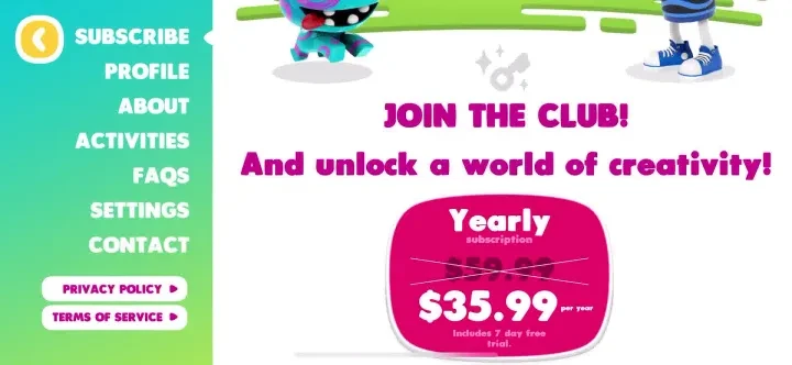 Crayola Create and Play: Kids paywall screenshot