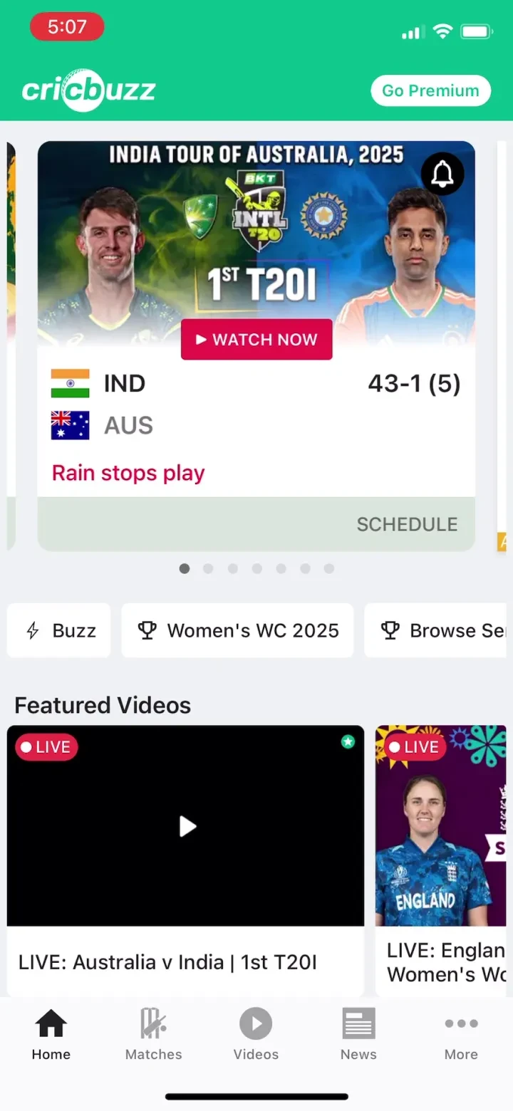 Cricbuzz Live Cricket Scores screenshot 3