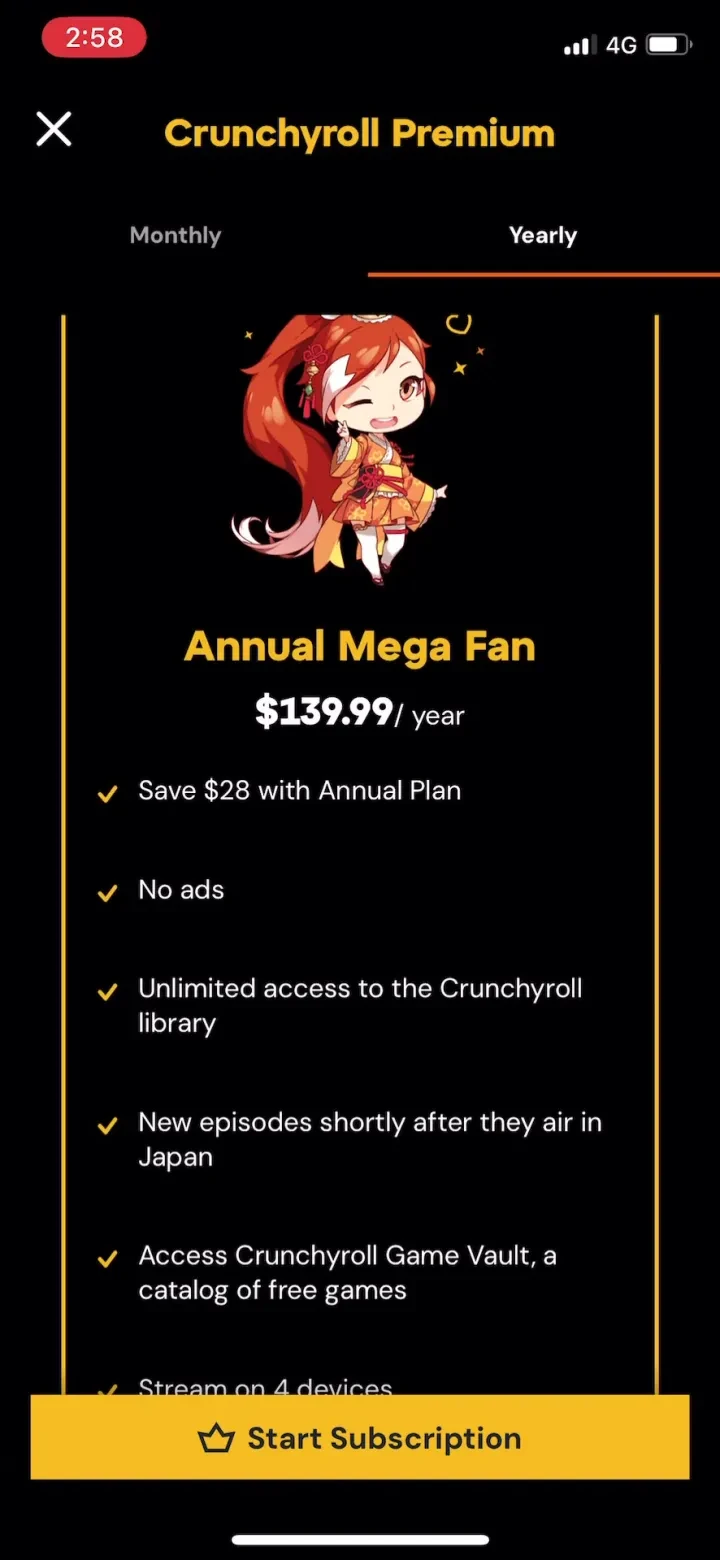Crunchyroll screenshot 3