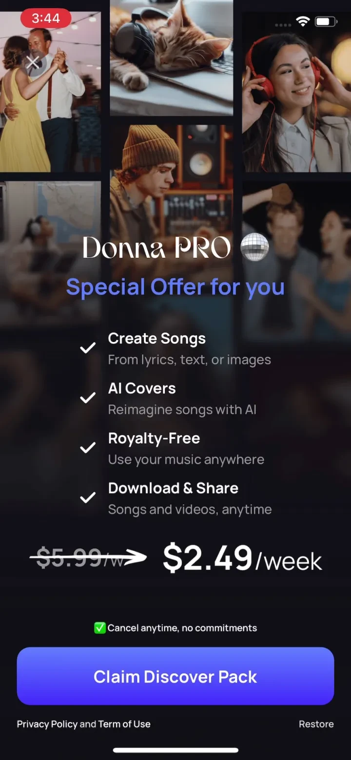 Donna AI Song &amp; Music Maker screenshot 3