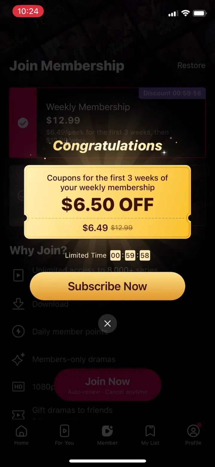 DramaBox - Stream Drama Shorts paywall screenshot