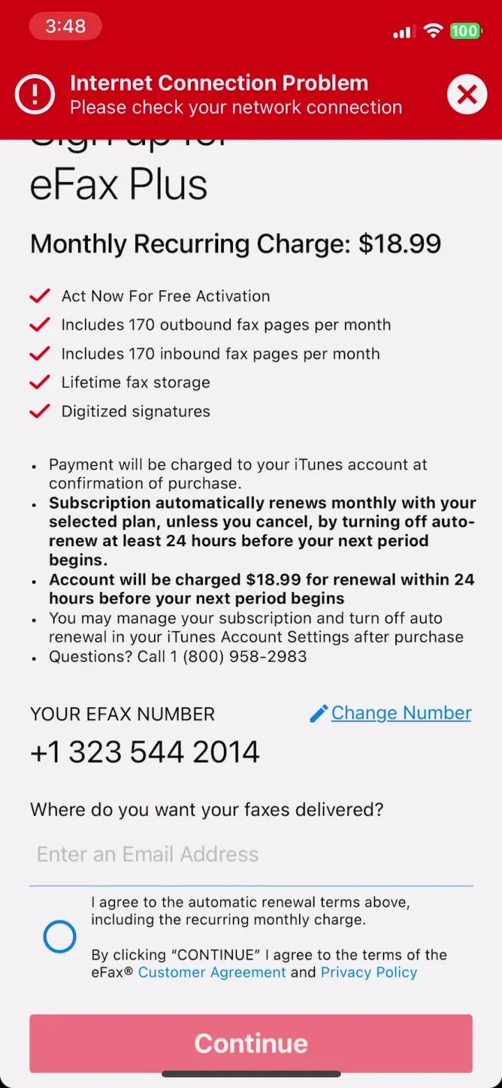 eFax® Plus-Pro-Protect screenshot 3