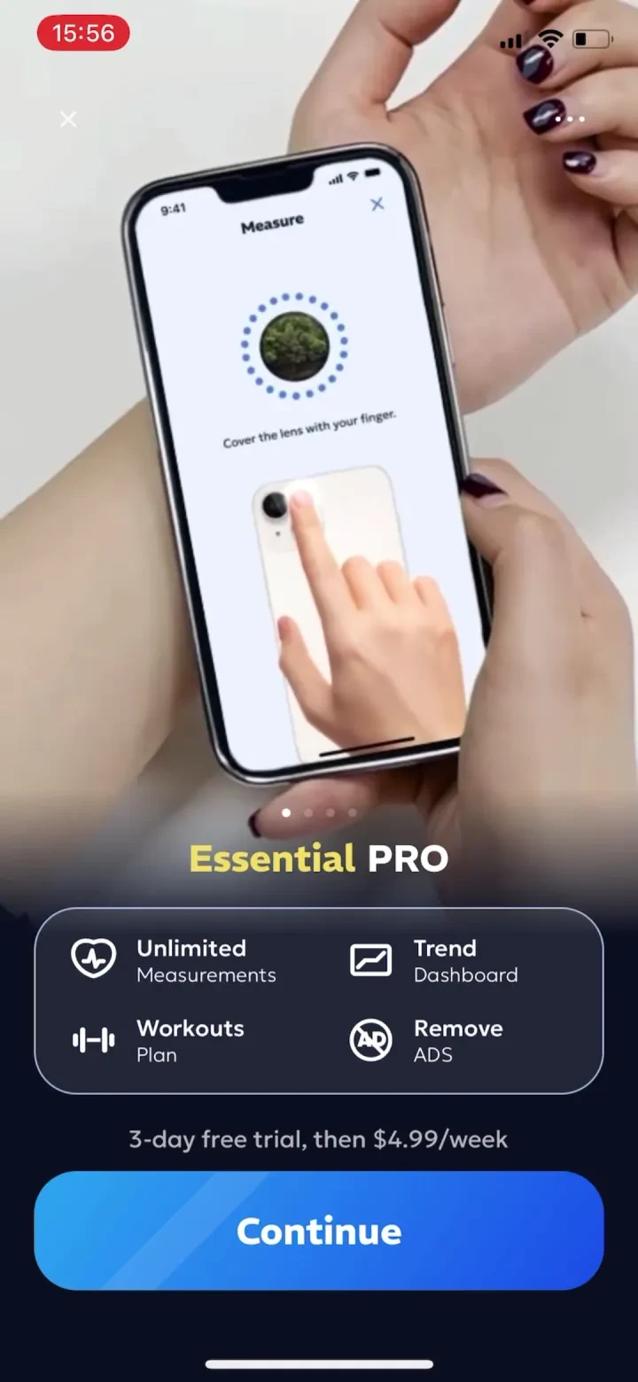 Essential - Healthy Lifestyle paywall screenshot