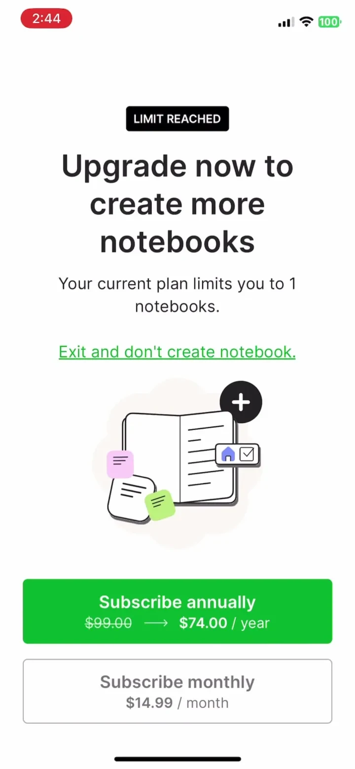 Evernote: AI Notes &amp; Notebook screenshot 3