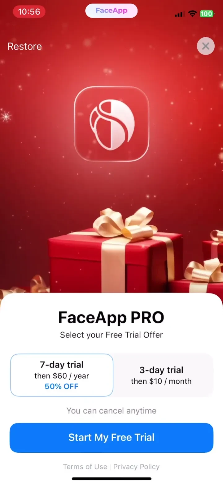 FaceApp: Perfect Face Editor paywall screenshot