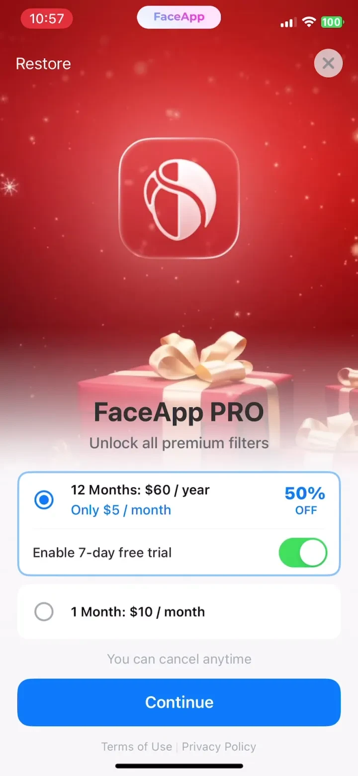 FaceApp: Perfect Face Editor screenshot 4