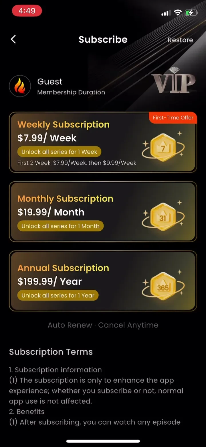 FlareFlow paywall screenshot