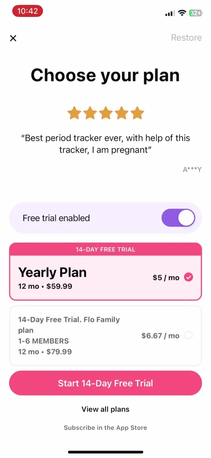 Flo Cycle &amp; Period Tracker screenshot 4