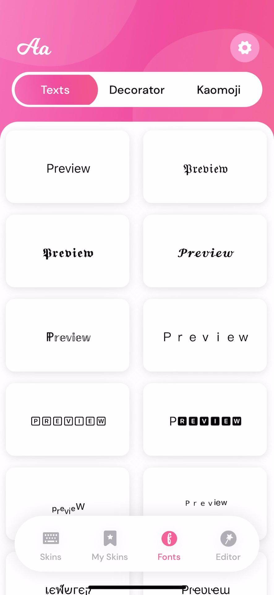 Fonts: Keyboard &amp; Font Art screenshot 23