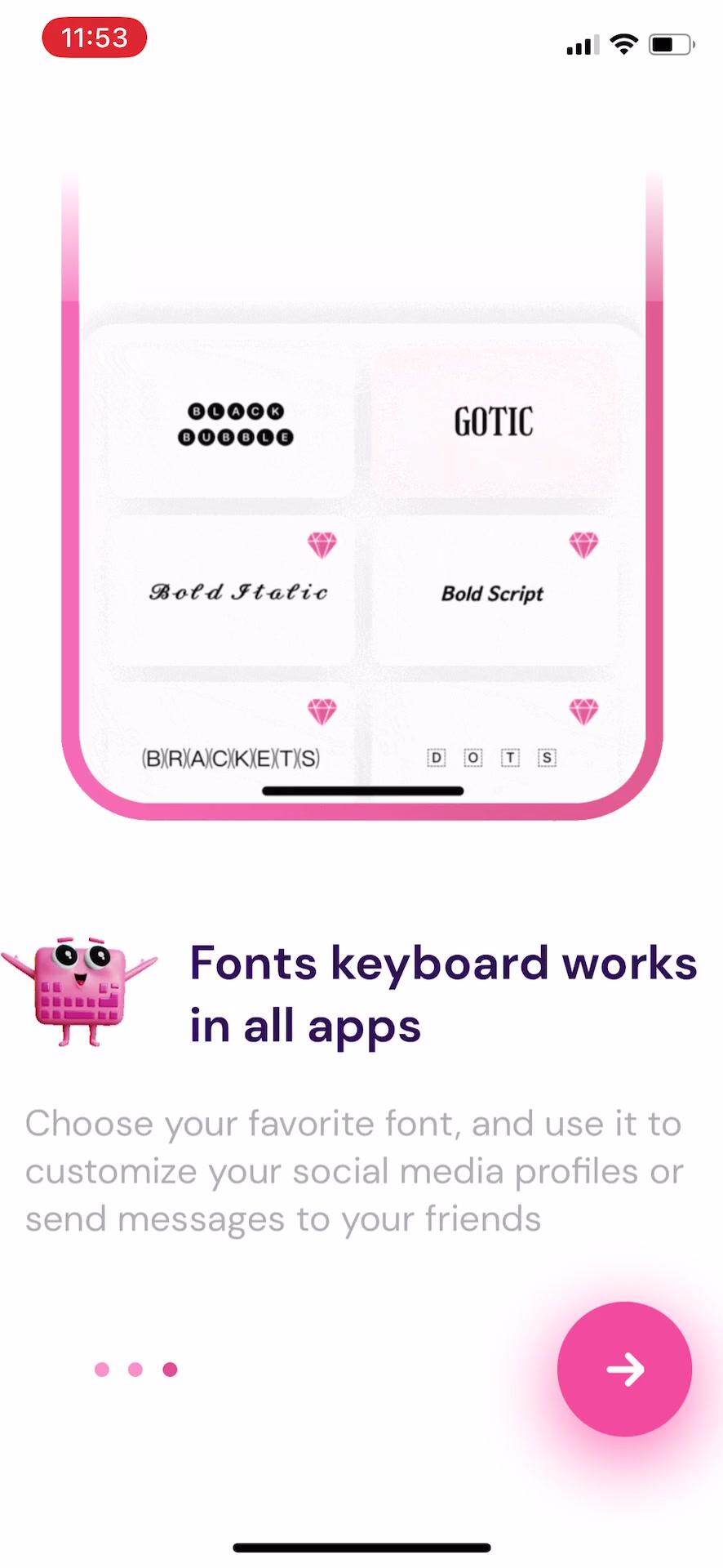 Fonts: Keyboard &amp; Font Art screenshot 5