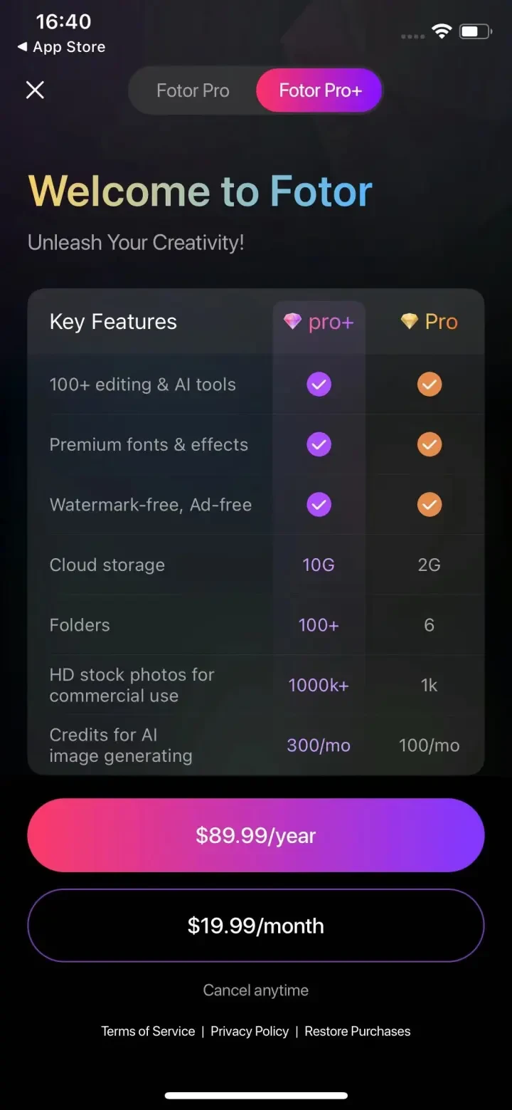 Fotor AI Photo Editor &amp; Video screenshot 4