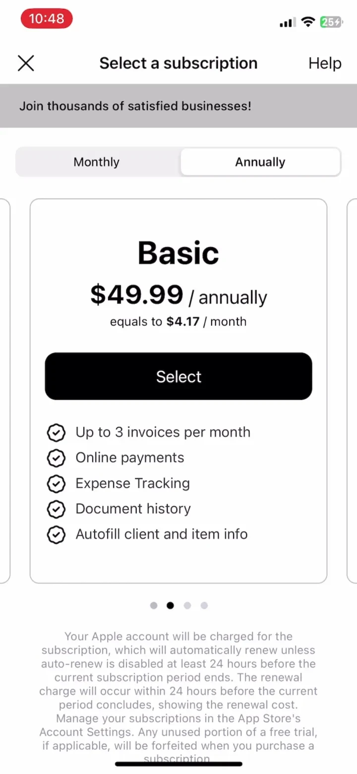 Freebie Invoice Maker screenshot 3