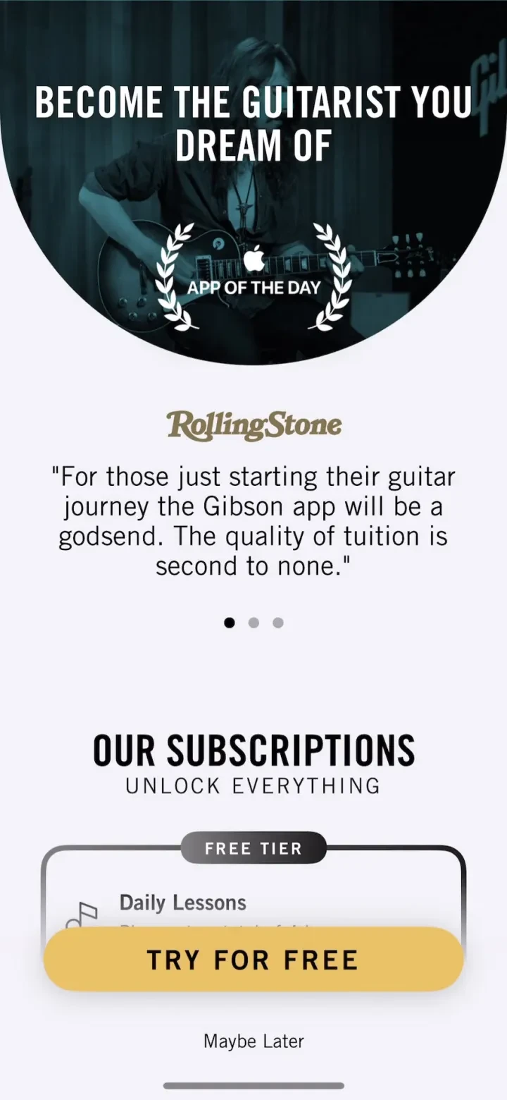 Gibson: Learn to Play Guitar screenshot 3