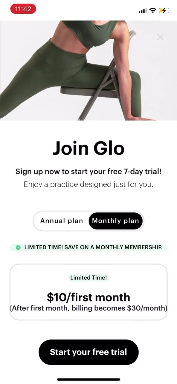 Glo | Yoga and Meditation App screenshot 4