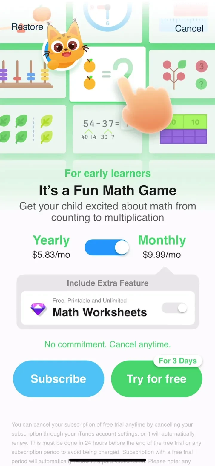 GogoMath: Build Math Skills screenshot 3