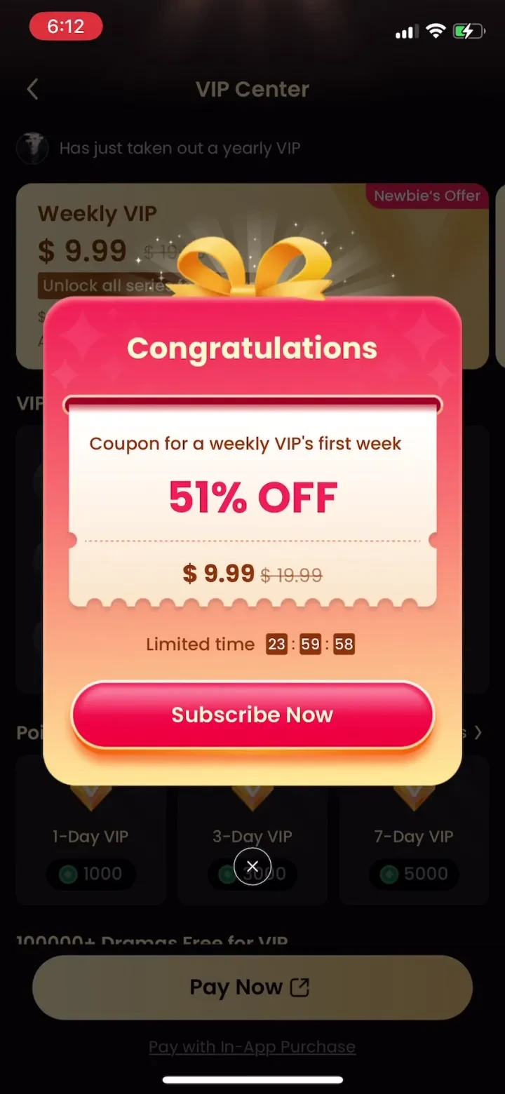 GoodShort - Short Dramas Hub paywall screenshot