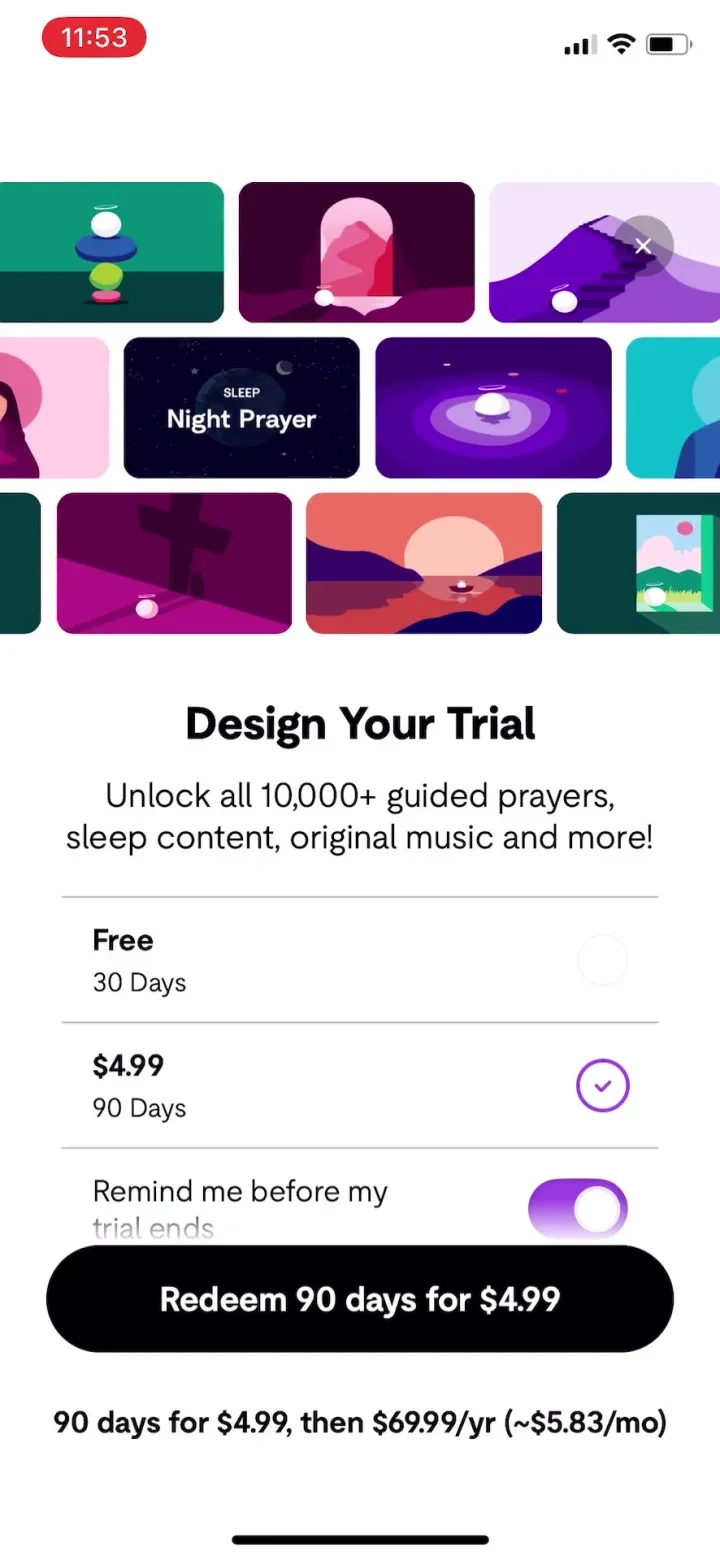 Hallow: Prayer &amp; Meditation screenshot 3
