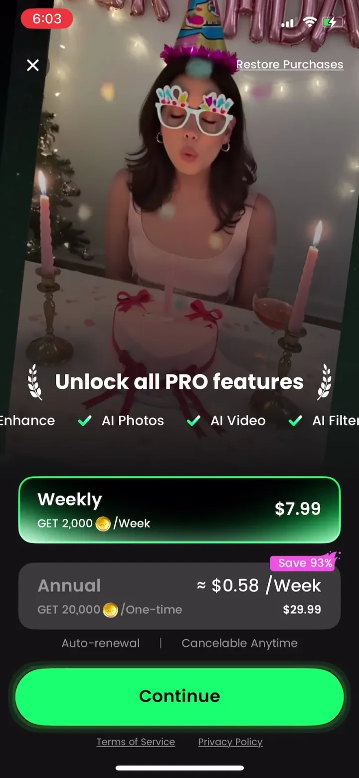 HeyStar-AI Photo Editor paywall screenshot