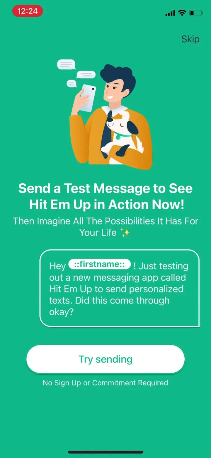 Hit Em Up: Mass Text Bulk SMS screenshot 4